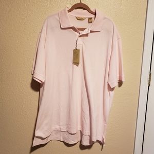 Gold Label Roundtree &‎ Yorke Light Pink Shirt Size 2X